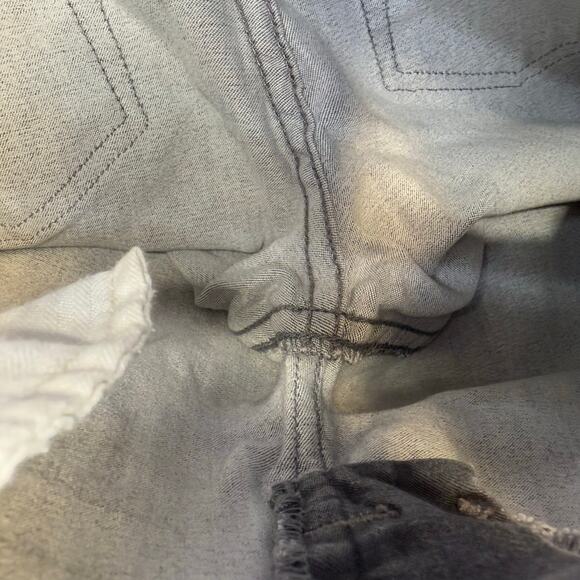 7 For All Mankind Jeans Women's 26 (2) Grey The Skinny 26 Ankle Zip Normcore - Picture 7 of 15